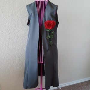 Blue days Olive green vest